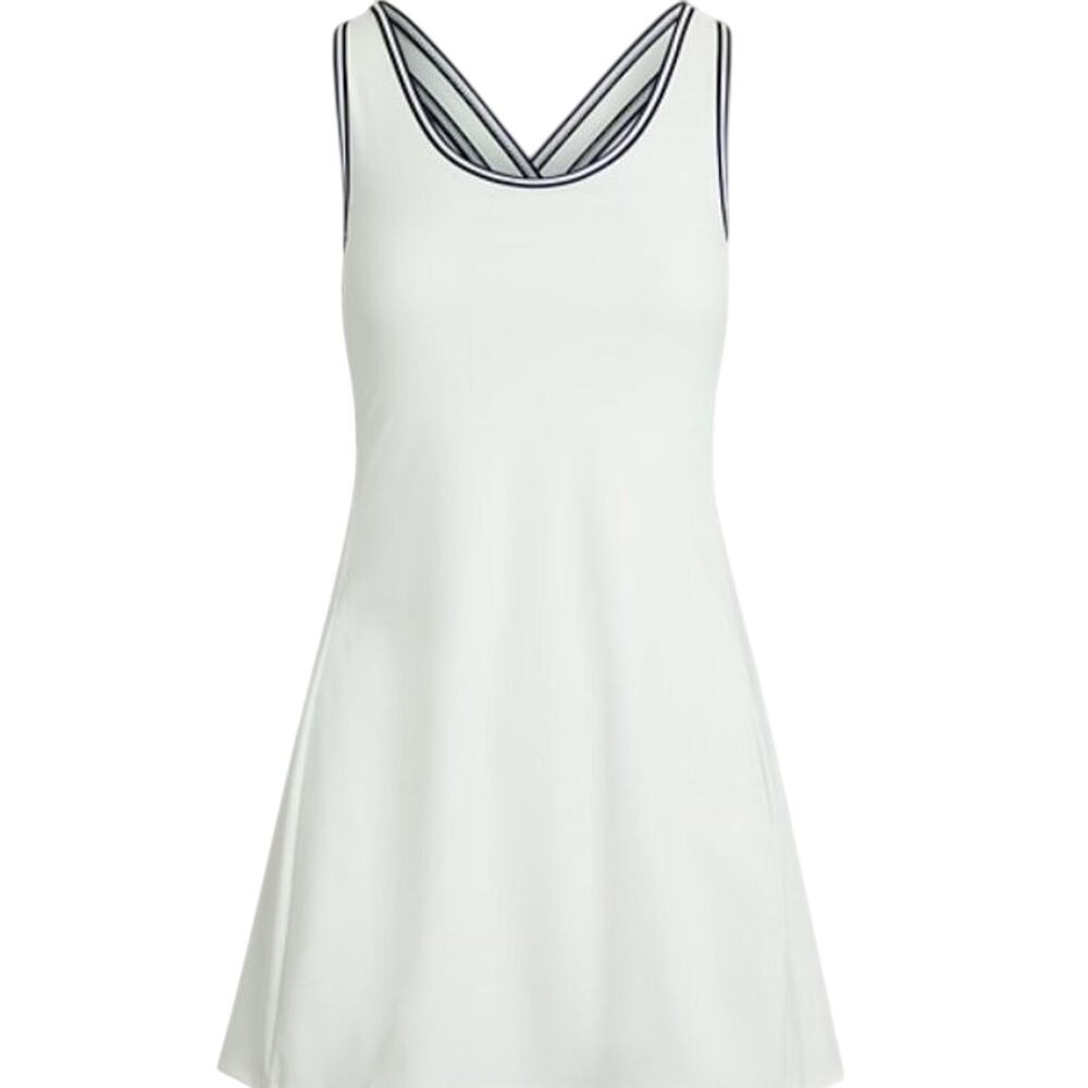 RLX Ralph Lauren White Dress with Black Trim